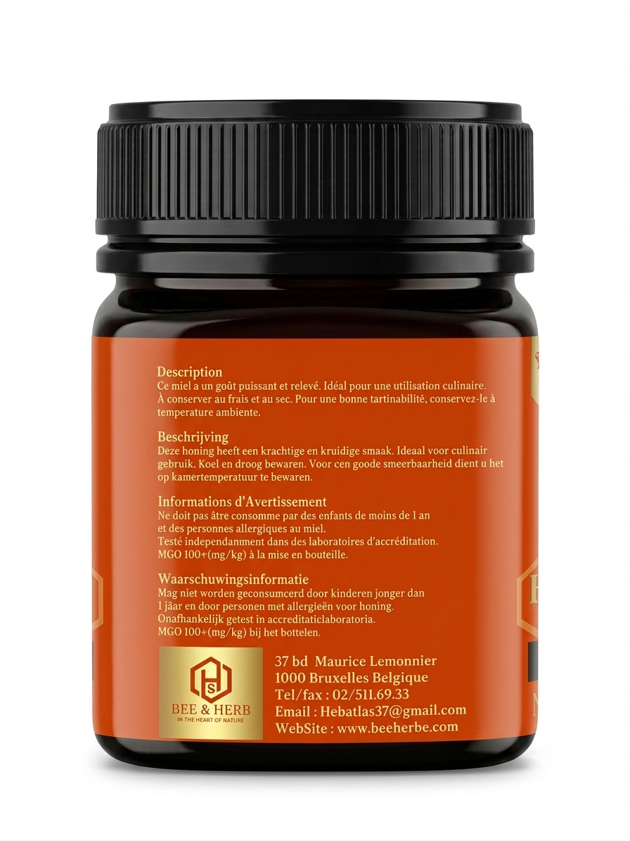 Miel de Manuka MGO 100+ – 500 g