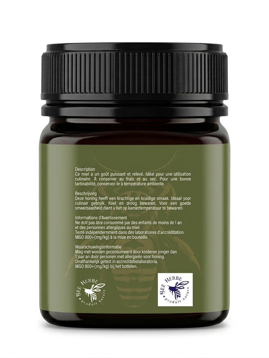 Miel de Manuka MGO 800+ – 500 g